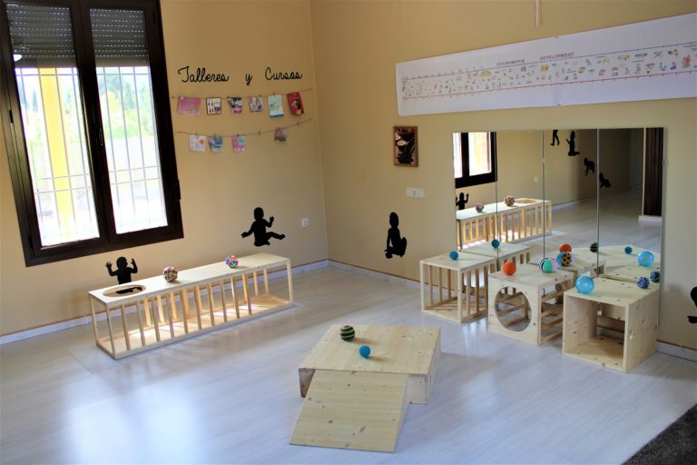 Sala de motricidad de Montessori Community Granada